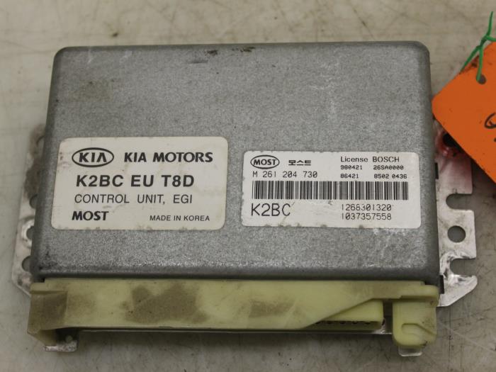 Used Engine management computer Kia Shuma 1.6i 16V Price € 150,00 Margin scheme offered by Van Gils Automotive