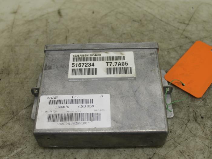 Used Engine management computer Saab 9-5 Estate (YS3E) 2.3t 16V Price € 150,00 Margin scheme offered by Van Gils Automotive