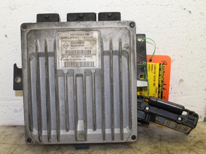 Used Engine management computer Renault Scénic II (JM) 1.5 dCi 80 Price € 150,00 Margin scheme offered by Van Gils Automotive