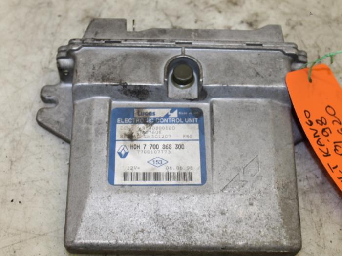 Used Engine management computer Renault Kangoo (KC) 1.9 D 55 Price € 54,00 Margin scheme offered by Van Gils Automotive