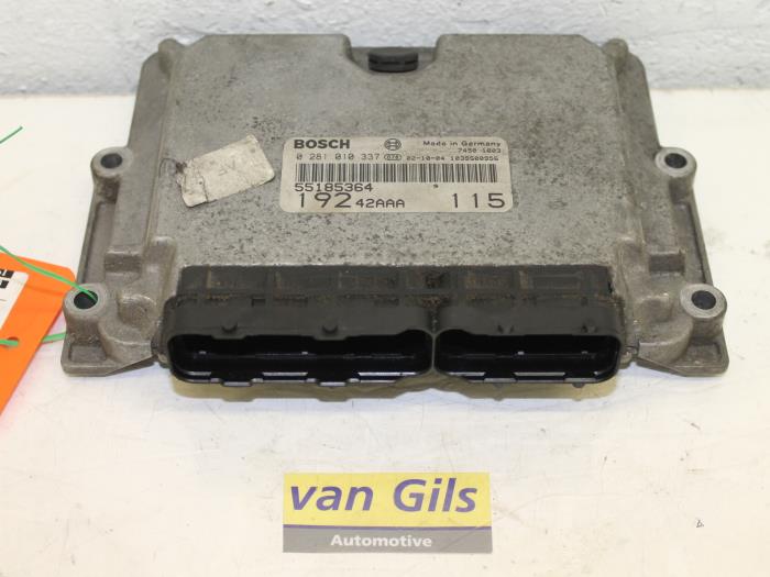 Used Engine management computer Fiat Stilo (192A/B) 1.9 JTD 115 Price € 150,00 Margin scheme offered by Van Gils Automotive
