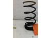 Rear coil spring from a Fiat 500 Zagato Coupe, 2012 0.9 TwinAir, Hatchback, 2-dr, Petrol, 875cc, 63kW (86pk), FWD, 312A2000, 2012-10 2012