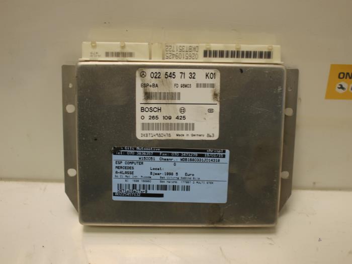 Used Esp computer Mercedes A (W168) 1.6 A-160 Price € 40,00 Margin scheme offered by Van Gils Automotive