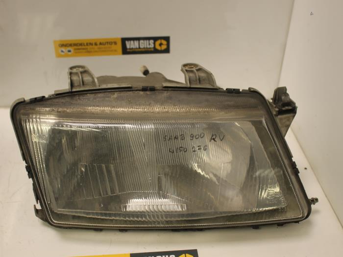 Headlight, right from a Saab 900 II 2.0 i,Si 16V 1996