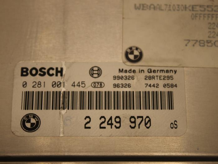 Steuergerät Motormanagement van een BMW 3 serie (E46/4) 320d 16V 1999