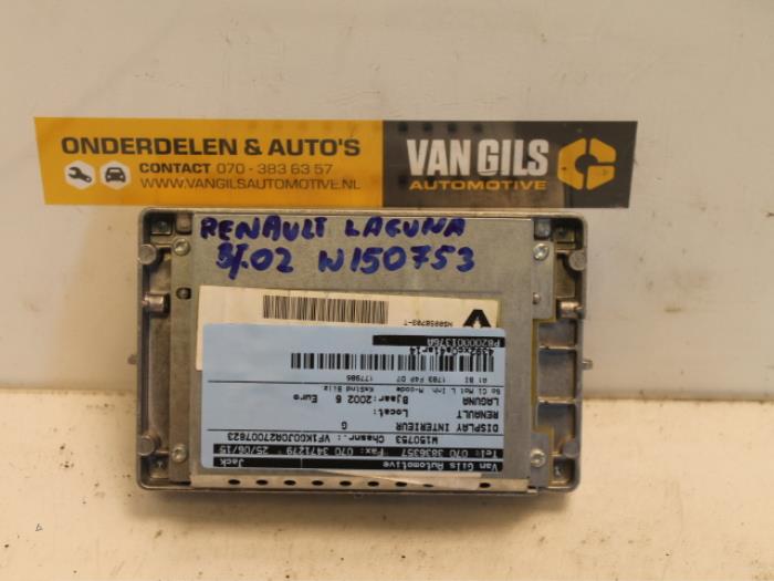 Begagnade Innerdisplay Renault Laguna II Grandtour (KG) 1.8 16V Pris € 35,00 Marginaltabell erbjuds av Van Gils Automotive