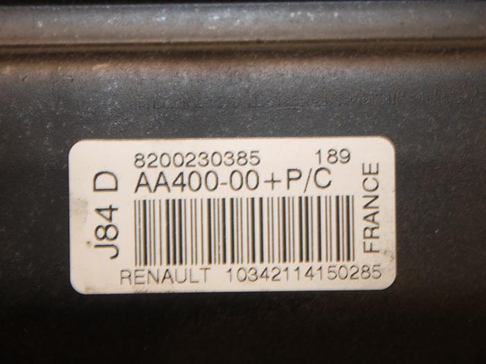 Right airbag (dashboard) from a Renault Scénic II (JM) 1.6 16V 2004
