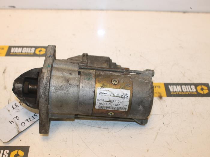 Used Starter Fiat Stilo (192A/B) 2.4 20V Abarth 3-Drs. Price € 35,00 Margin scheme offered by Van Gils Automotive