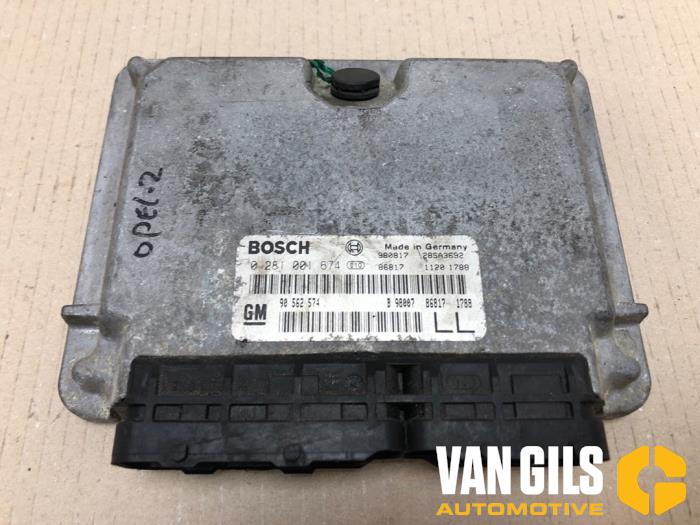 Used Engine management computer Opel Astra G (F08/48) 2.0 Di 16V Price € 150,00 Margin scheme offered by Van Gils Automotive