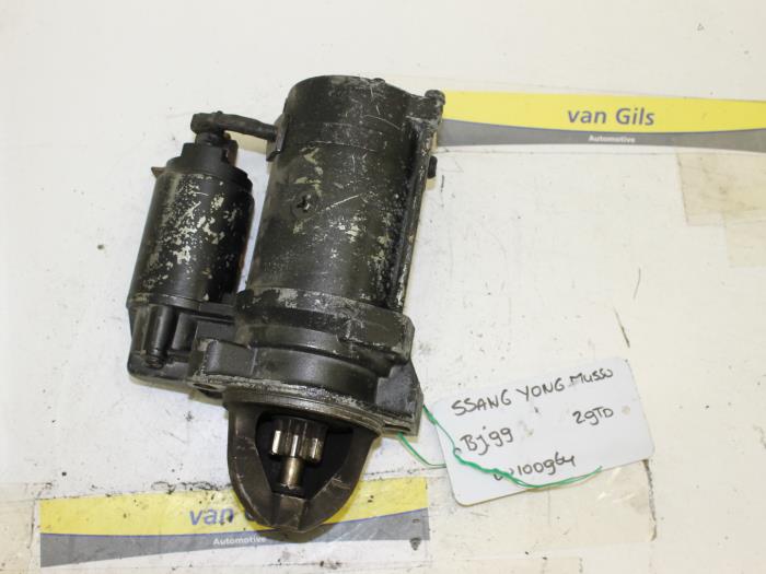 Gebrauchte Anlasser Ssang Yong Musso 2.9TD Preis € 35,00 Margenregelung angeboten von Van Gils Automotive