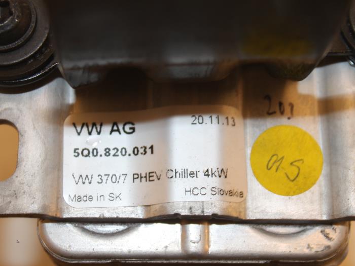Refroidisseur clim d'un Volkswagen Golf VII (AUA) 1.4 GTE 16V 2015