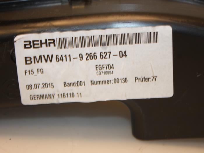 Heizgehäuse van een BMW X5 (F15) xDrive 40e PHEV 2.0 2015