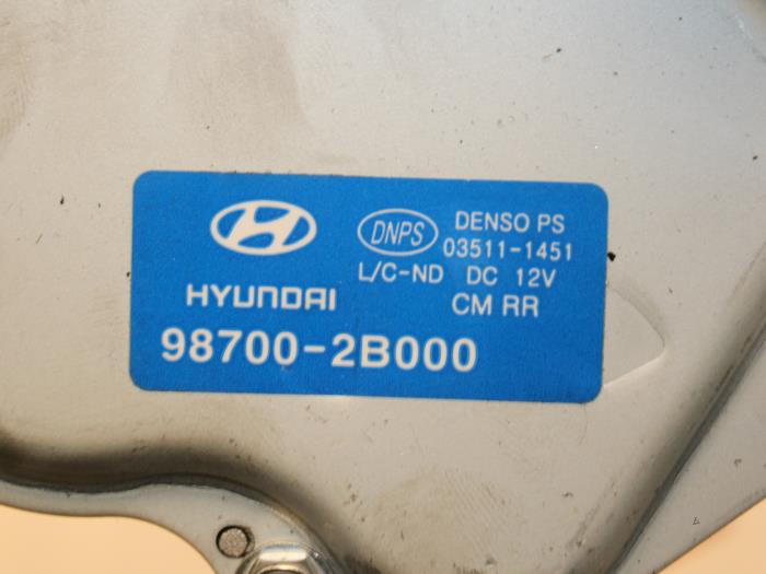 Silnik wycieraczki tylnej z Hyundai Santa Fe II (CM) 2.2 CRDi 16V 4x2 2010