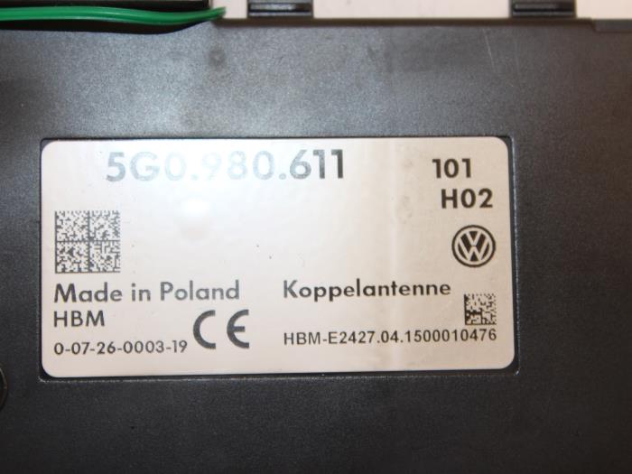 Antennenverstärker van een Volkswagen Golf VII (AUA) 1.4 TSI 16V 2015