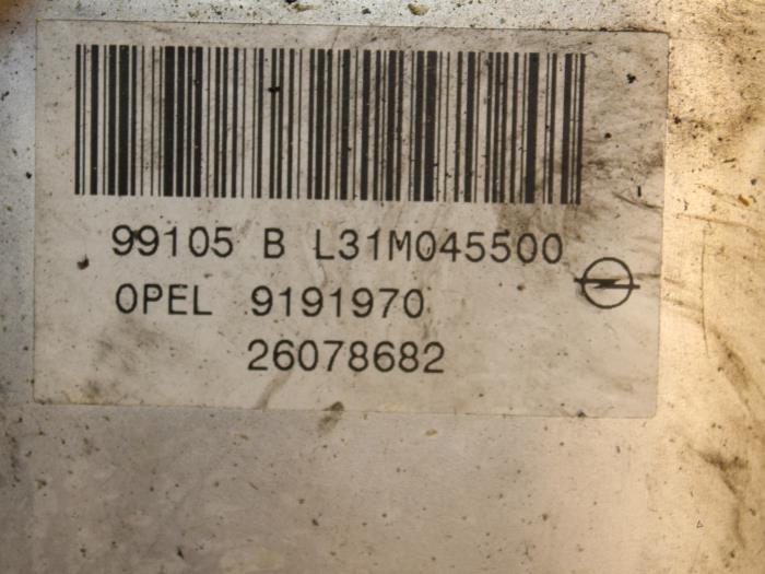 Direction assistée électrique d'un Opel Astra G (F08/48) 2.0 Di 16V 1999
