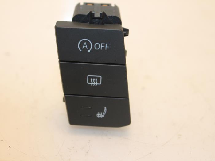 Seat heating switch from a Volkswagen Up! (121) 1.0 12V 75 2016