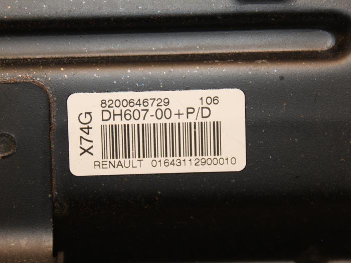 Right airbag (dashboard) from a Renault Laguna II (BG) 1.6 16V 2006