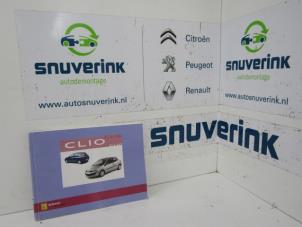 Used Instruction Booklet Renault Clio III (BR/CR) 1.4 16V Price € 25,00 Margin scheme offered by Snuverink Autodemontage