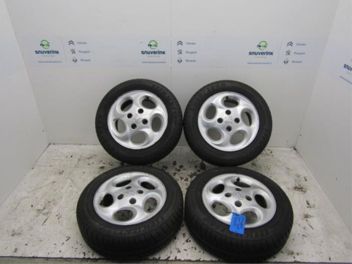 Sport Rims Set Tires Peugeot 206 1 4 Xr Xs Xt Gentry 5402g8 Alloy Peugeot