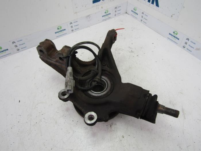 Knuckle, front right from a Peugeot Partner (GC/GF/GG/GJ/GK) 1.6 HDI 90 16V 2009