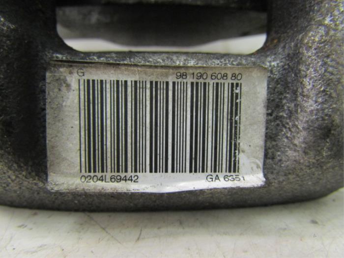 Rear brake calliper, left from a Citroën C4 Picasso (3D/3E) 1.2 12V PureTech 130 2017