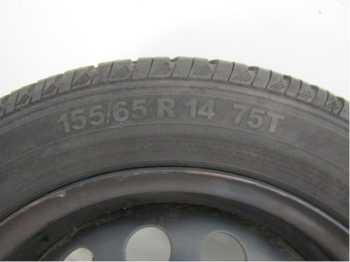 Set of wheels + tyres from a Citroen C1 2013