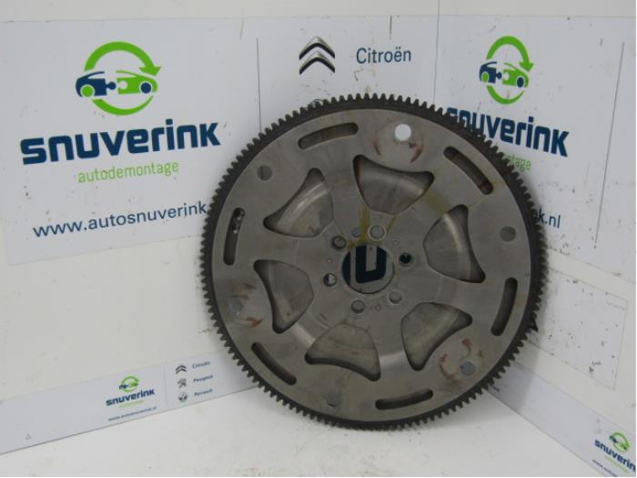 Used Flywheel Peugeot 208 I (CA/CC/CK/CL) 1.6 Vti 16V Price € 40,00 Margin scheme offered by Snuverink Autodemontage