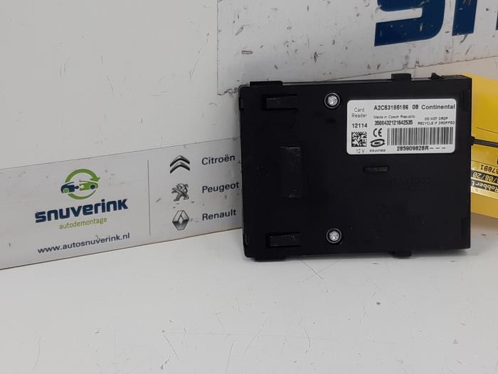 Card reader (lock) from a Renault Megane III Grandtour (KZ) 1.5 dCi 110 2012