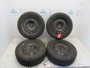Used Set of wheels + winter tyres Citroen C4 Berline (NC) Price € 200,00 Margin scheme offered by Snuverink Autodemontage