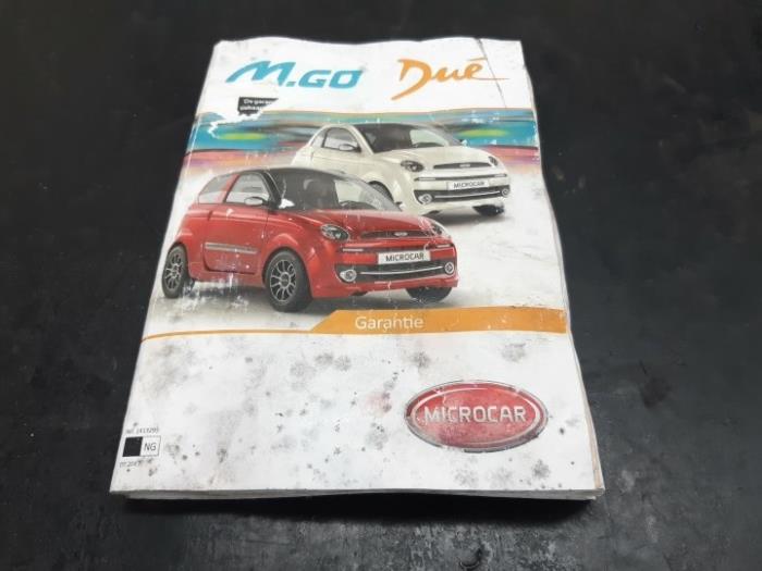 Używane Instrukcja Microcar Dué 0.5 D Cena € 32,91 Z VAT oferowane przez Snuverink Autodemontage