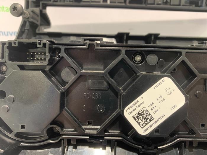 Heater control panel Renault Zoé 100kW 275100936R RENAULT