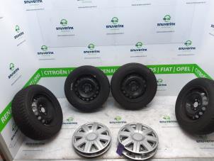 Used Set of wheels + winter tyres Fiat 500 Price € 250,00 Margin scheme offered by Snuverink Autodemontage