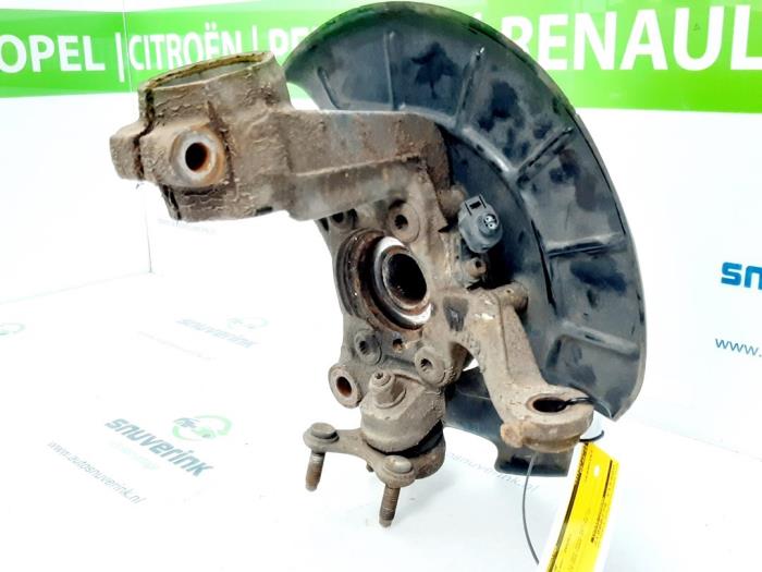 Knuckle, front right from a Volkswagen Golf Plus (5M1/1KP) 1.4 TSI 122 16V 2009