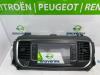 Radio control panel from a Peugeot Expert (VA/VB/VE/VF/VY), 2016 2.0 Blue HDi 120 16V, Delivery, Diesel, 1.997cc, 90kW (122pk), FWD, DW10FE; AHK, 2016-04, VFAHK 2018