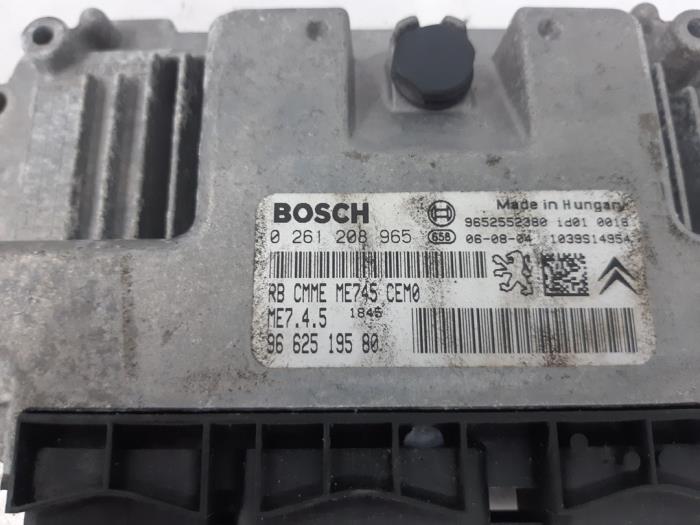 Engine Management Computer Peugeot 207 207 1 6 16V 6580NJ NFU VALEO engine-management-computer-peugeot-207-207-1-6-16v-6580nj-nfu-valeo
