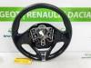 Steering wheel from a Renault Clio IV (5R), 2012 / 2021 0.9 Energy TCE 90 12V, Hatchback, 4-dr, Petrol, 898cc, 66kW (90pk), FWD, H4B400; H4BA4, 2012-11 / 2021-08, 5R5A; 5RAA; 5R7A; 5RKA; 5RLA; 5RMA; 5RXA 2013