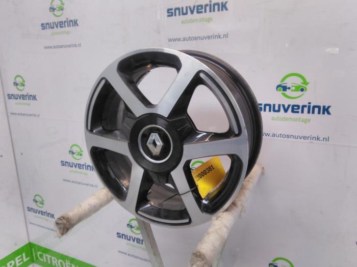 Wheel from a Renault Twingo III (AH) ZE R80 2021