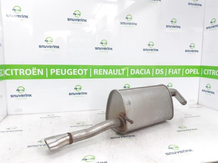 Exhaust rear silencer from a Peugeot 207 CC (WB) 1.6 16V 2008