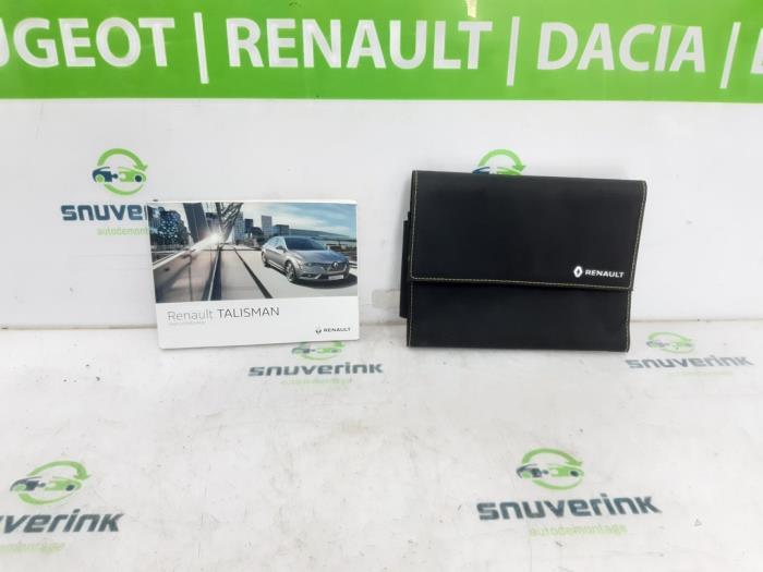 Używane Instrukcja Renault Talisman (RFDL) 1.6 Energy TCe 150 EDC Cena € 37,50 Procedura marży oferowane przez Snuverink Autodemontage
