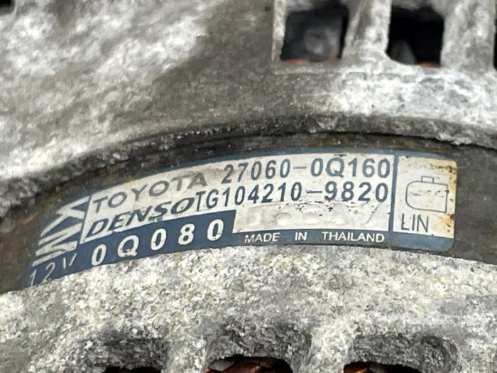 Dynamo van een Peugeot 108 1.0 12V VVT-i 2018