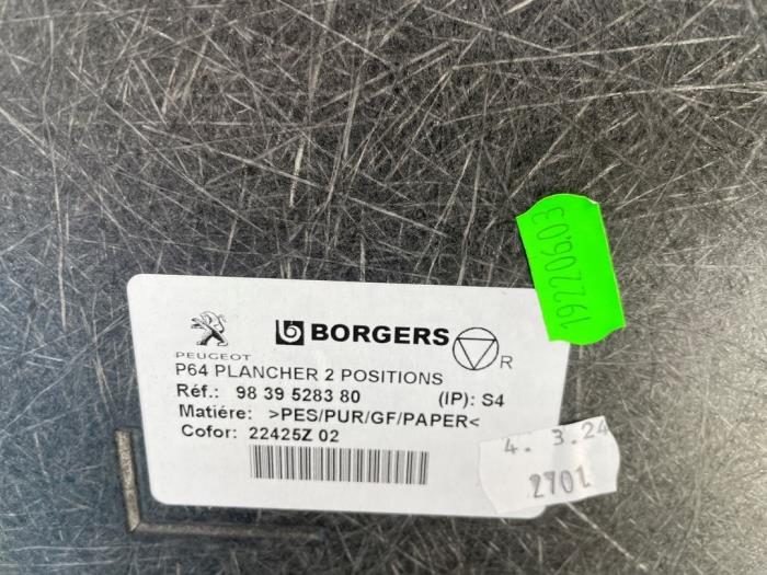 Boot mat from a Peugeot 3008 III e-3008 210 73 kWh 2024