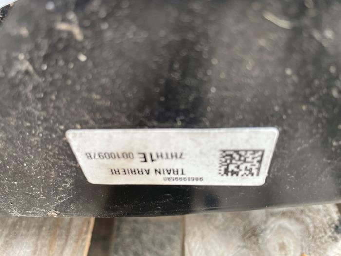 Subframe from a Peugeot 3008 III e-3008 210 73 kWh 2024