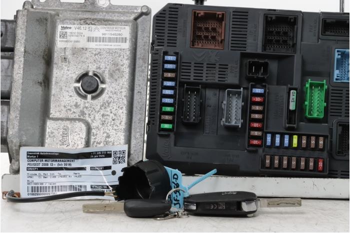 Engine management computer Peugeot 2008 (CU), 2013 / 2019 1.2 Vti 12V PureTech 82, MPV, Petrol, 1.199cc, 60kW (82pk), FWD, EB2F; HMZ, 2013-03 / 2018-12, CUHMZ (Used)