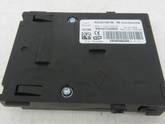 Card reader (lock) from a Renault Megane III Coupe (DZ) 1.5 dCi 105 2012