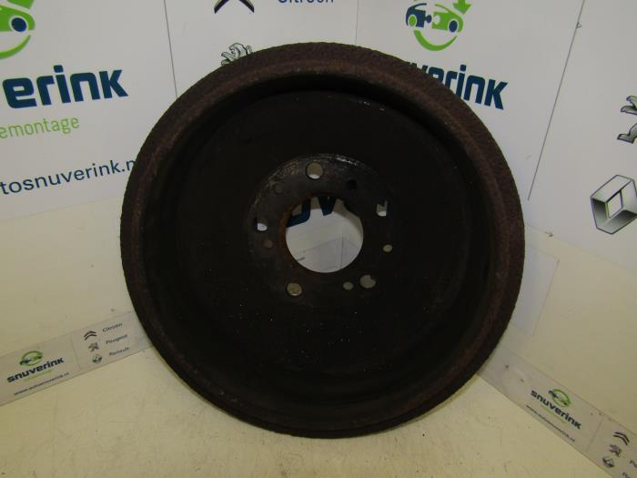 Rear brake drum from a Fiat Ducato (230/231/232) 2.5 TDI 1996