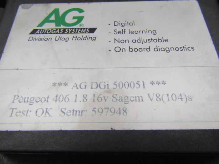 LPG module from a Peugeot 406 (8B) 1.8 16V Bifuel 1997