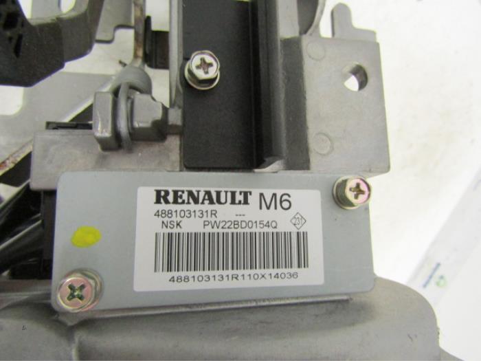Steering column housing from a Renault Scénic III (JZ) 1.6 16V 2011