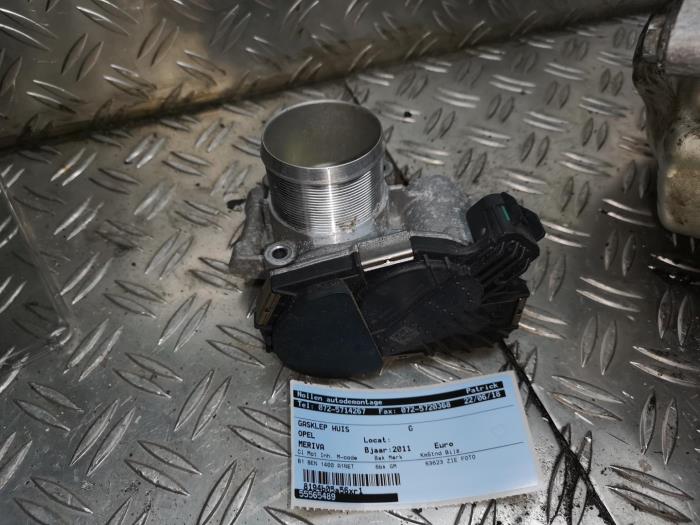 Używane Przepustnica Opel Meriva (B) 1.4 Turbo 16V Ecotec Cena € 68,00 Procedura marży oferowane przez autodemontage denollen