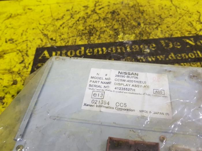 Begagnade Innerdisplay Nissan Almera Tino Pris € 68,00 Marginaltabell erbjuds av autodemontage denollen