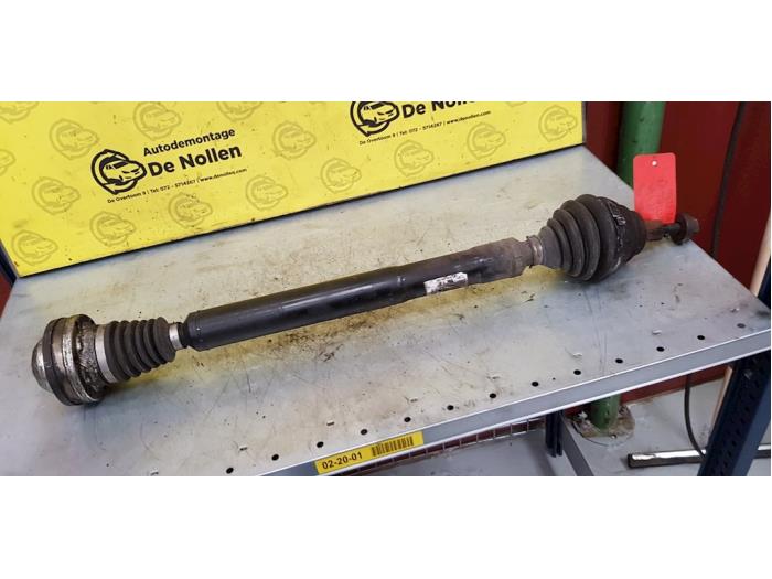 Front drive shaft, right from a Seat Leon (1P1) 2.0 TFSI FR 16V 2006